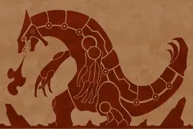 以壁画风格描绘出来的宝可梦神兽们，带给人无限的遐想图片