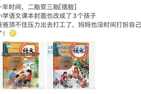 小学语文封面二胎变三胎？人教社辟谣了图片