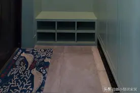 小高层也能打造美式乡村风，全屋绿色系，卫生间玻璃砖墙美炸了图片