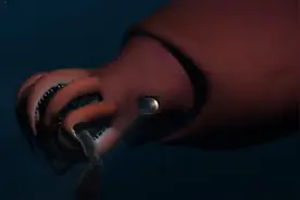 深海大鱿鱼有多强悍？蓝血大王酸浆鱿，吃鲨鱼，敢激战40吨抹香鲸图片