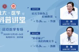 12月24日（周四）19:30，北大·医学科普讲堂—肩关节损伤之肩袖撕裂+“胯骨轴子”—我们的髋关节图片
