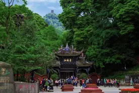 青城山可以登顶咯！老君阁、上清宫、天师洞、建福宫......快跟着水灵妹去游览神仙们曾呆过的宫观~图片