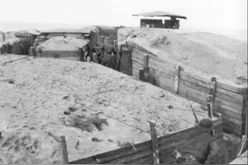 打仗保命要挖好战壕，挖战壕有什么讲究？二战士兵挖战壕有多快？图片