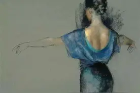 优美的身姿——乌克兰女画家Katya.Gridneva画中的芭蕾舞女图片