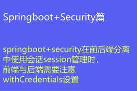 springboot+security后端与前端需要注意的withCredentials设置图片