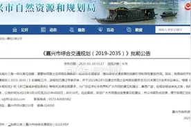 7条城际连沪杭！嘉兴未来综合轨交这样规划图片