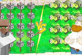 植物与僵尸:Gatling Pea Minecraft vs Gatling Pea PvZ视频封面