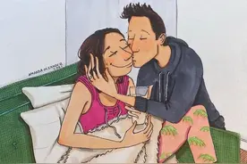她用插画记录自己的怀孕历程，引发几十万网友共鸣，满满的感动图片