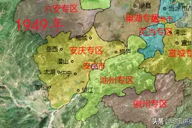 安庆行政区划当代史，与池州分分合合，枞阳县遗憾分离图片
