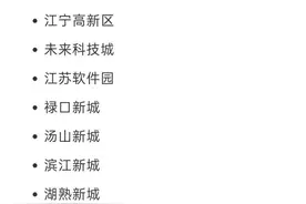 南京市江宁区十大重点片区图片