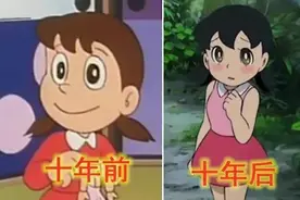 柯南瘦脸，大头儿子大眼线，这些动漫人物的十年折射了审美的变化图片