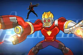 银河护卫队穿战甲什么样？格鲁特成“格鲁盾”，浣熊武器超级赞图片