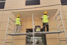 仿石涂料真石漆施工要点以及应用分析图片