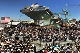 美军最先进战舰被批吞金巨兽，花掉458亿美元，竟然厕所都不通畅图片