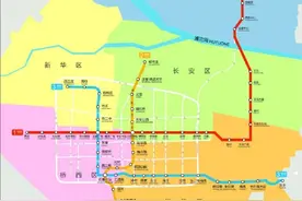 石家庄地铁最新线网图、票价表出炉图片
