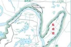 湖南唯一在长江以北的“飞地”，被湖北监利县包围，如今还给自然图片