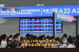 成都东站现节前大面积晚点 官方：西成高铁、达成铁路检修图片