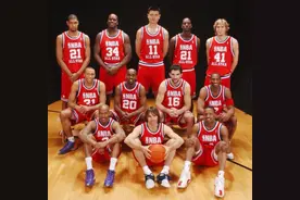珍藏：姚明参加的历届NBA全明星球员合照图片