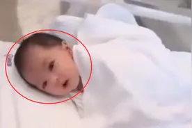新生宝宝靠颜值征服网友，被赞“绝美”，护士：我也头次见图片