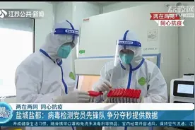 两在两同 同心抗疫 盐城盐都：病毒检测党员先锋队 争分夺秒提供数据图片