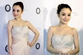 李小璐不愧是“最美辣妈”，一袭抹胸礼服清纯甜美，优雅温柔图片