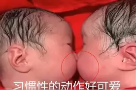 龙凤胎出生半个小时，哥哥就抢走妹妹初吻，暖心的一幕让护士动容图片