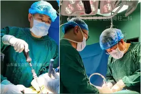 山东省文登整骨医院成功救治一例高难度颈胸椎骨折脱位并截瘫患者图片