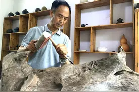 雕刻大师再度出手，楠木雕刻《万里江山图》将有“续集”图片