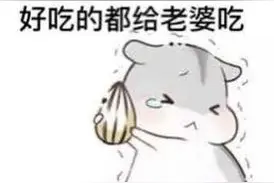 仓鼠表情包：好吃的都给老婆图片