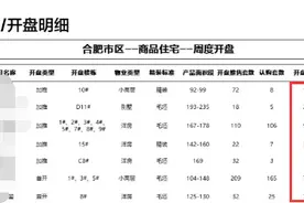 楼市分化！滨湖、包河2万+开盘，只卖个位数图片