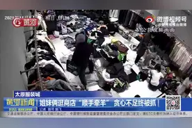 （视频）太原服装城，姐妹俩逛商店“顺手牵羊”，贪心不足终被抓图片