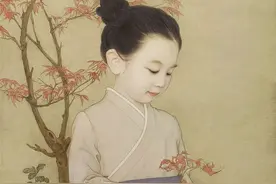 南京帅爸把女儿画成中式小仙女，美的宝妈说：这简直想让我换老公图片