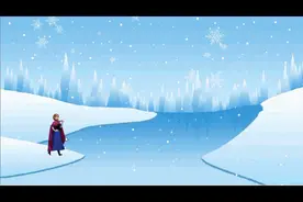 趣味scratch编程课：制作冰雪奇缘艾莎公主过河小动画图片
