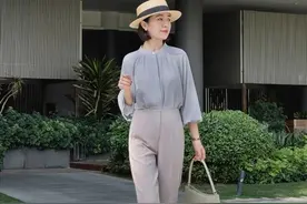 穿衣想要优雅，配色很重要，温柔的“莫兰迪色系”，穿对了太高级图片
