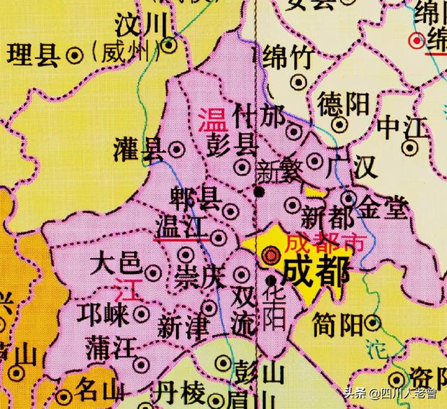 新中国成立以来成都行政区划变迁史