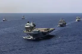 要求英国当炮灰，美媒施压英舰闯中国南海12海里，测试解放军反应图片