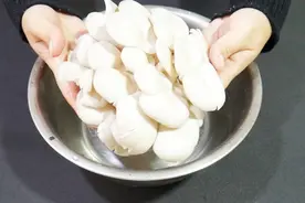 蘑菇用清水很难洗干净，清洗的时加一个步骤，脏东西自己泡出来视频封面