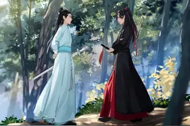 日本画手笔下《陈情令》，好美！图片