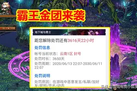 DNF：霸王金团来袭，全队举报封号10年，平民玩家注意了图片