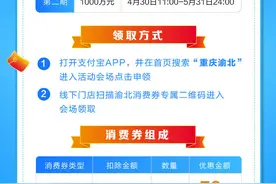 渝北发放2000万元消费券！快来领取吧图片