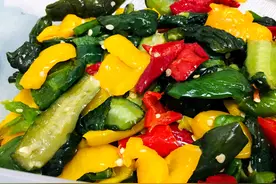 入秋后，我家最爱吃这菜，爽脆哏啾，热量低，特下饭图片