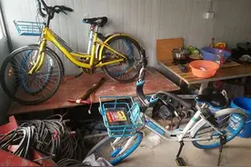 荒唐老板偷11辆共享单车当公司专用车，锯断车锁给工人代步图片
