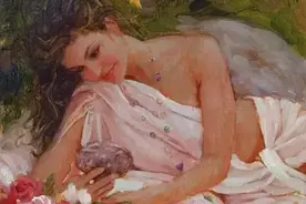 他的人体素描和油画我重复看了十几次，画得太好看了图片