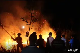 突发！铜仁山火！图片