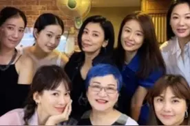 贾静雯林心如同框比美，二人年过四十依然美貌，工作带娃两不误图片