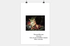 今日博物馆04《丽达与天鹅》图片