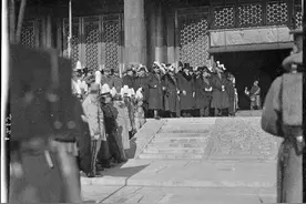 罕见老照片：1918北洋政府庆祝一战胜利在紫禁城举行大阅兵图片