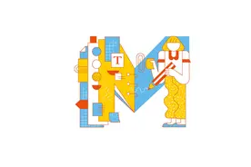 字母类小插画！适形图片