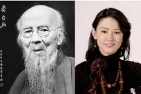 齐慧娟落款“白石孙女”遭群嘲：画技不高，比不上爷爷的画技图片
