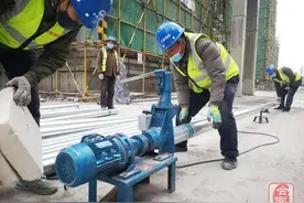 按下“启动键”！郑州清华大学附属中学建设项目全面复工复产图片
